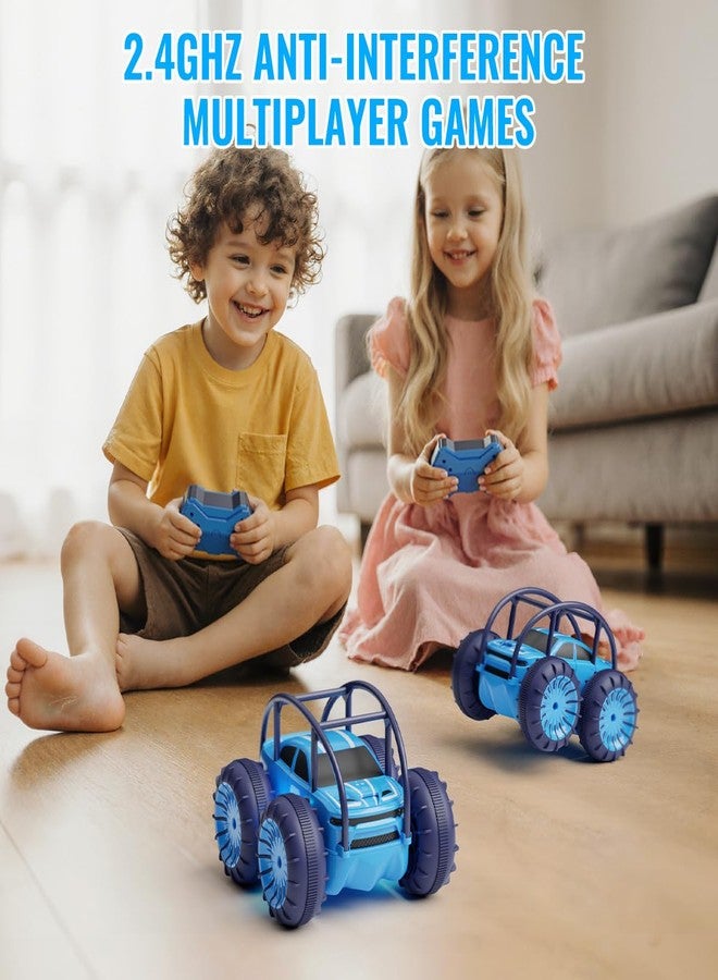 ifollower Amphibious Remote Control Car, Rechargeable RC Cars & Remote 360° Rotating Flips 2.4Ghz 4WD All Terrain Stunt Car Toy Christmas Birthday Gift for Kids Boys 3-12 Years - Image 5